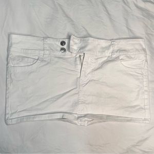White jean skirt, size 10